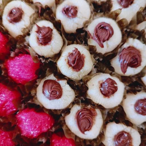 Brigadeiro de leite em pó com nutella Brigadeiro de leite em pó com nutella