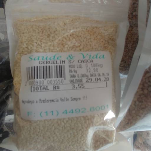 Gergilim s/casca por Saúde e Vida