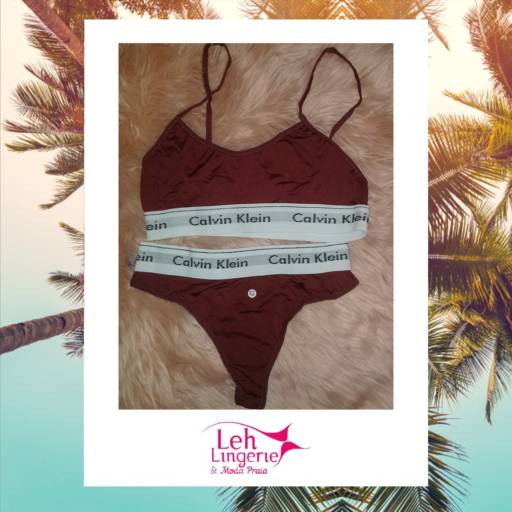 Conjunto Calvil Klein  em Bauru, SP por Leh Lingerie e Moda Praia