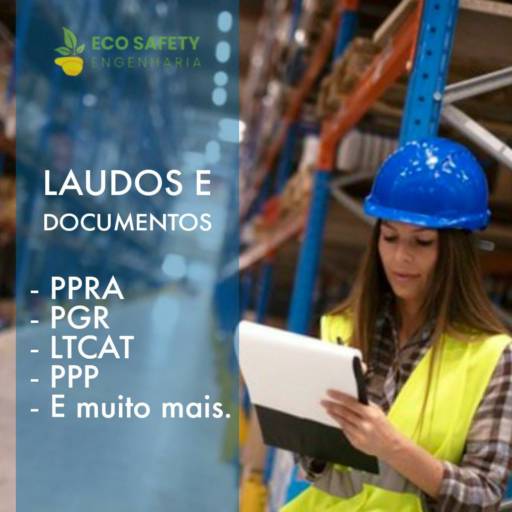 Elaboração de Documentos e Laudos (PPRA, PGR, LTCAT, PPP, entre outros)