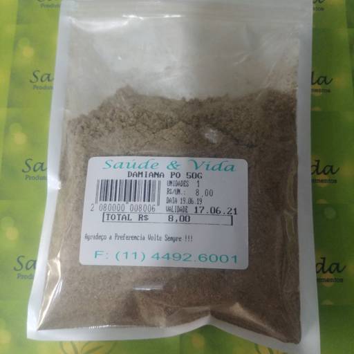 Damiana pó por Saúde e Vida