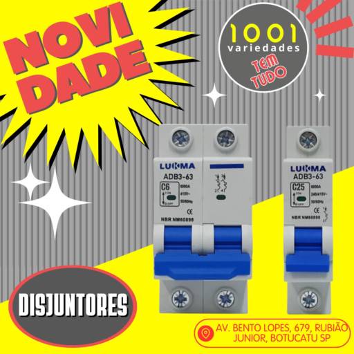 DISJUNTORES em Botucatu, SP por 1001 TEM TUDO VARIEDADES