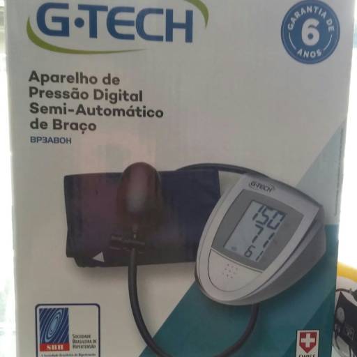 Comprar o produto de Aparelho de Pressão Semi-Automatico (G-tech) em Saúde pela empresa Ortoshop Boutique Ortopédica em Bauru, SP por Solutudo