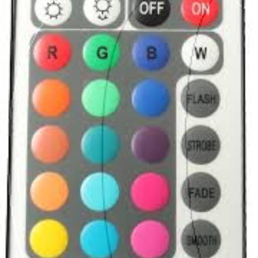 Refletor RGB com controle 30w por Grupo Alfa