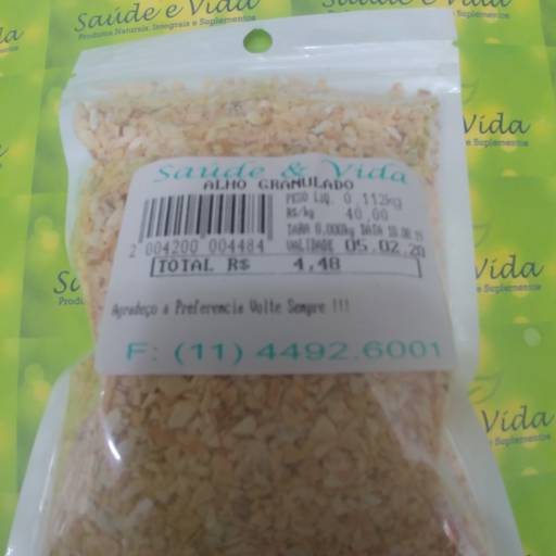 Alho granulado por Saúde e Vida