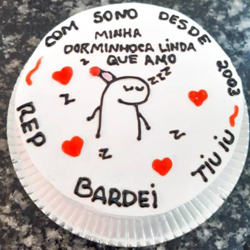 Bolo Bênto Cake "Com sono desde 2003"