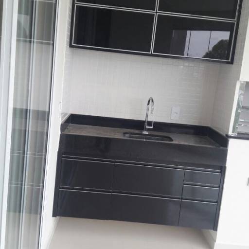 Cozinha Planejada em Botucatu, SP por Planej Móveis Planejados