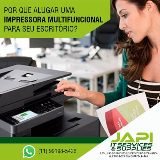 Comprar o produto de Impressoras Outsourcing em Multifuncionais pela empresa Japi Tecnologia em Jundiaí, SP por Solutudo