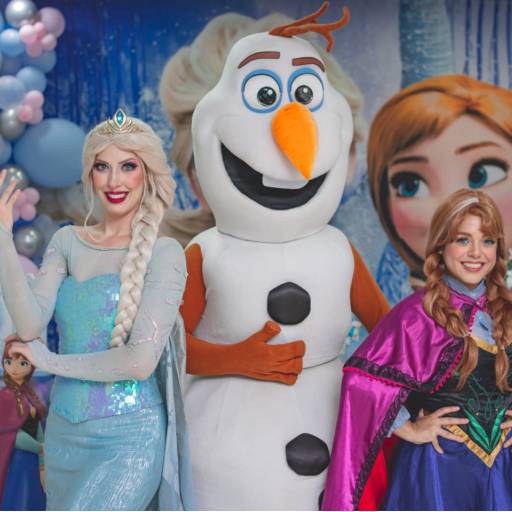 Personagem vivo frozen bh