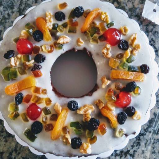 Bolo funcional natalino