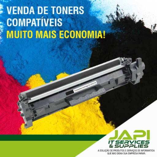 Toner original e compatível com qualidade Premium por Japi Tecnologia