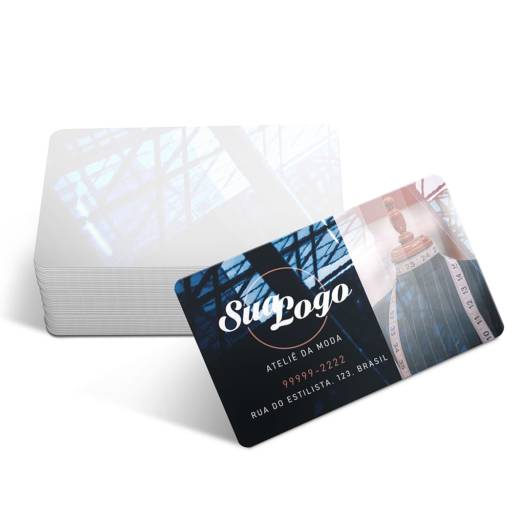CARTÕES DE VISITA PVC CRISTAL 0,50MM BRANCO em São José do Rio Preto, SP por Public Gráfica e Brindes