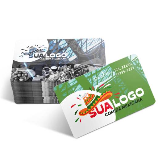 CARTÕES DE VISITA PVC CRISTAL 0,50MM BRANCO em São José do Rio Preto, SP por Public Gráfica e Brindes