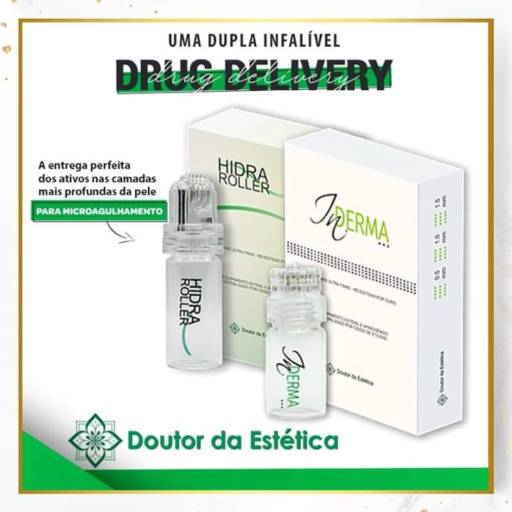 INDERMA + HIDRA ROLLER = UMA DUPLA INFALÍVEL (DRUG DELIVERY) em Americana, SP por Mezzo Dermocosméticos Americana 