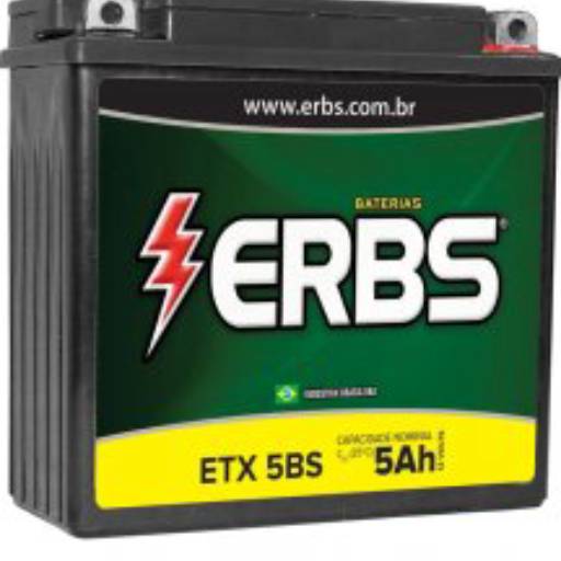 Comprar o produto de Bateria para Moto - 5 amperes - ERBS em Baterias para Motos pela empresa Acelera Auto Peças em Praia Grande, SP por Solutudo