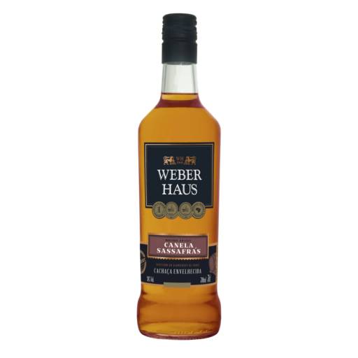 Comprar o produto de Cachaça Weber Haus Envelhecida em Canela Sassafrás 700ml em Cachaças pela empresa Drink Fácil em Aracaju, SE por Solutudo
