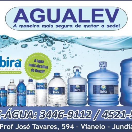 Comprar o produto de Ibirá em Águas Minerais pela empresa Águalev em Jundiaí, SP por Solutudo