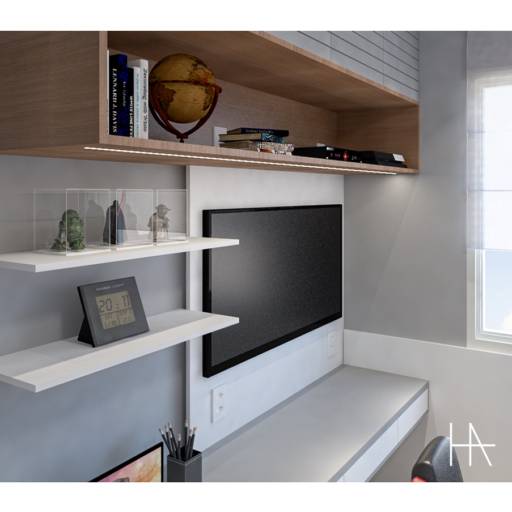 Quarto A - AP01 | Curitiba  em Curitiba, PR por Holz Arquitetura