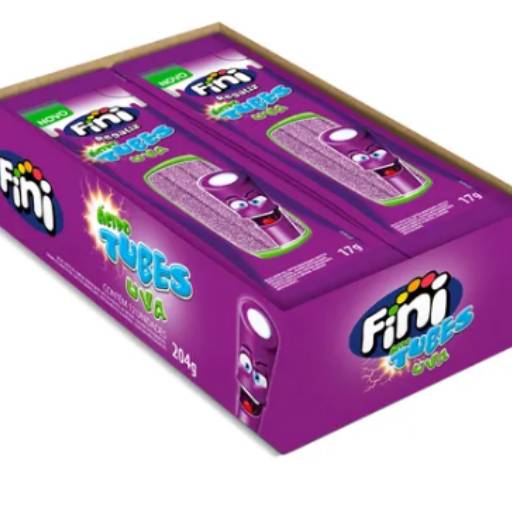 Tubes Uva Azedinho - com 12 unidades de 17g cada