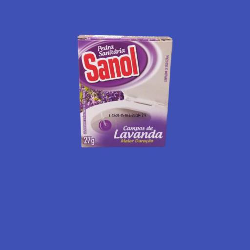 Pedra Sanitaria Campo de Lavanda 27 gr Sanol.jpg em Jundiaí, SP por Sempre Limp - Produtos de limpeza, Higiene e Descartáveis