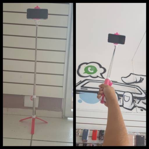 Tripé e Pau de Selfie por Icase - Cases e Acessórios 