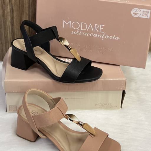 Sandália salto Modare