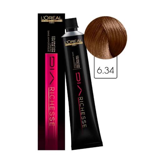 Tonalizante Diarichesse 6.34 Marrons/Beges Quentes - 80g