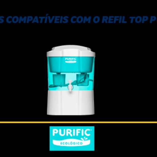 Refil Top Purik 3 ( compatível com  Purific Natureza, Ecológico, Saúde e similares) por Lojão dos Filtros