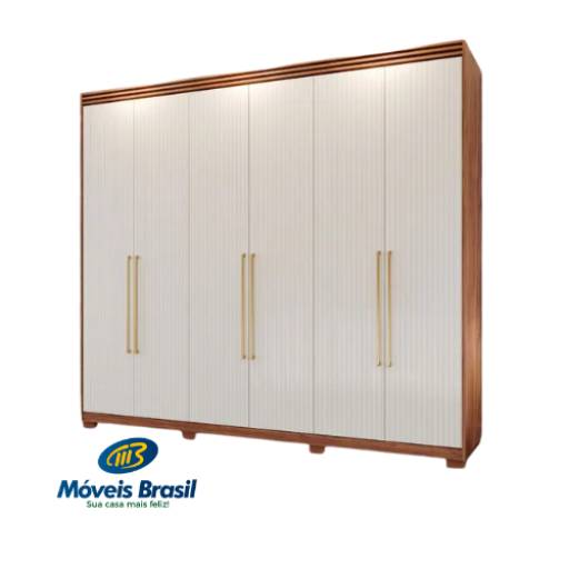 Roupeiro Panan Aurora por Móveis Brasil