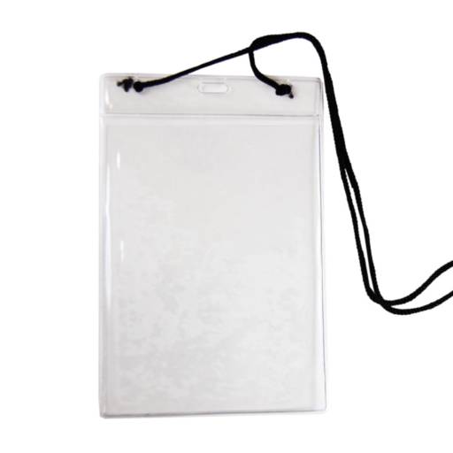 Bolsa de PVC Cristal, vertical, medida 110x150 mm, pacote com 100 unidades - WSG Brasil