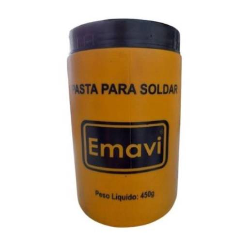 Comprar o produto de Pasta para soldar Emavi 450g  em Materiais para Construção pela empresa Solução Materiais e Equipamentos em Boituva, SP por Solutudo