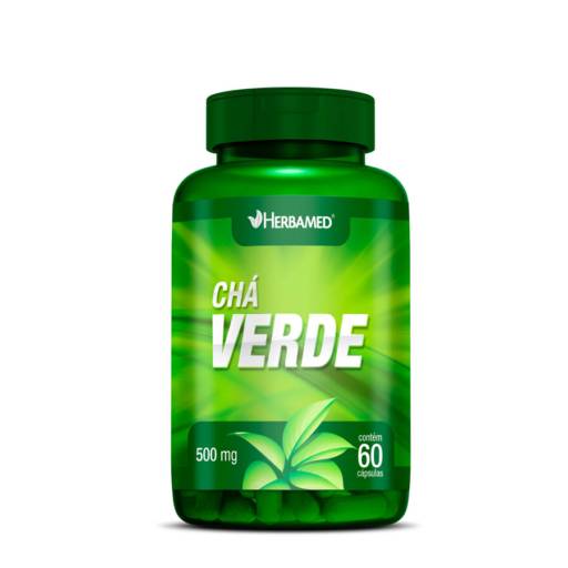 Chá verde em cápsulas