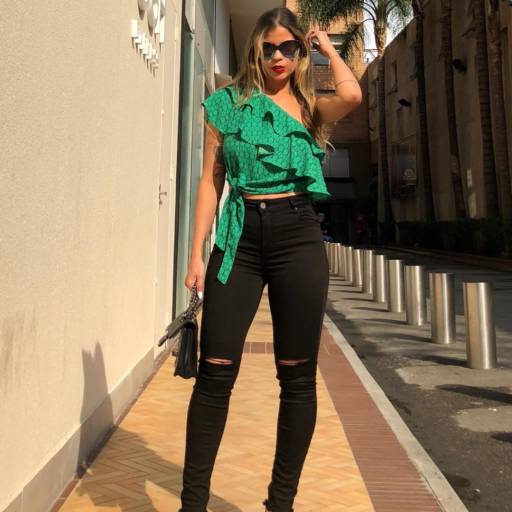 Calça bebela jeans sk preta mila  por Loja Catherine