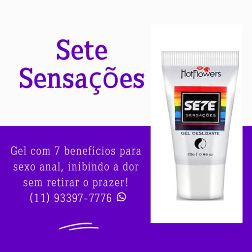 Sete sensações gel deslizante 7 em 1