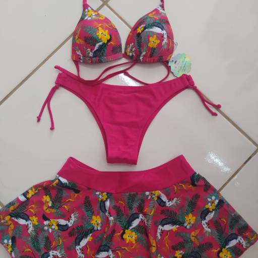 Triquini com sainha em Bauru, SP por Leh Lingerie e Moda Praia