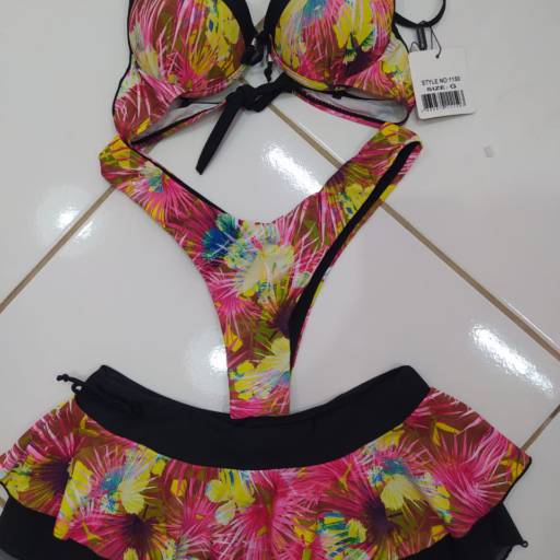 Triquini com sainha em Bauru, SP por Leh Lingerie e Moda Praia