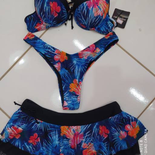 Triquini com sainha em Bauru, SP por Leh Lingerie e Moda Praia