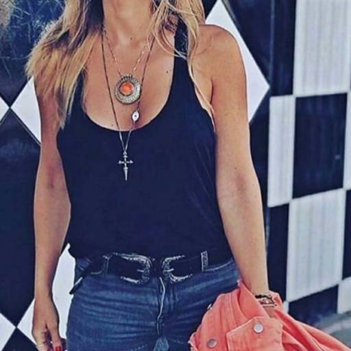 Comprar o produto de Regata de Malha (Semelhante a essa Disponível nas Cores Preta e Azul Marinho nos Tamanhos: 48/50) em Roupas e Acessórios pela empresa Blessing Store  em Bauru, SP por Solutudo
