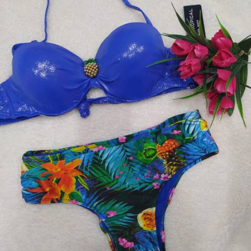 Biquíni luxo com bojo, Cós alto em Bauru, SP por Leh Lingerie e Moda Praia