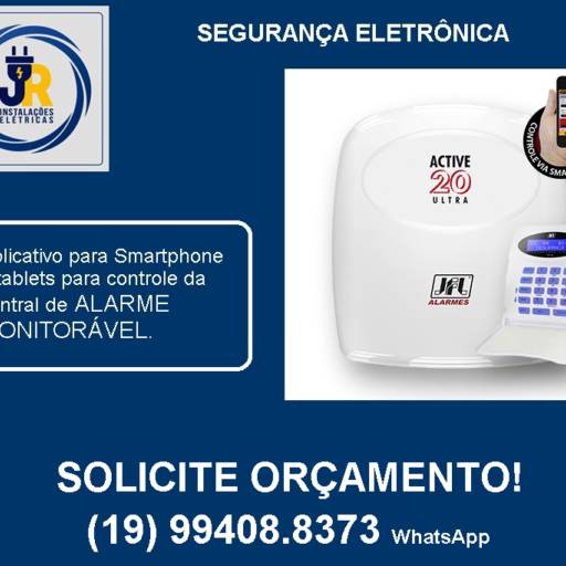 Comprar o produto de Alarmes em Outros Serviços pela empresa JR Instalações e Segurança Eletrônica em Americana, SP por Solutudo