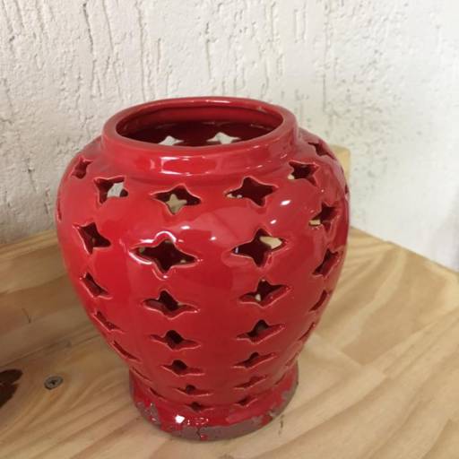 Comprar o produto de Vaso Cerâmica Vermelho em Decoração pela empresa Casa Renove Decoracoes em São Carlos, SP por Solutudo
