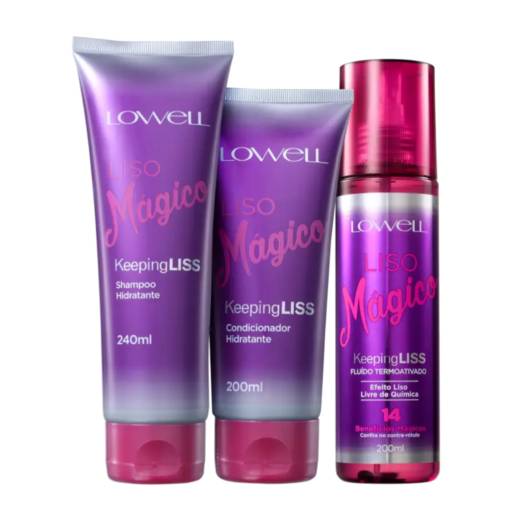 Lowell Keeping Liss Liso Mágico - Shampoo 240ml por Belezamix Cosméticos 