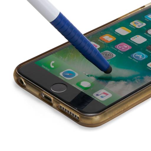 00402C Caneta Plástica Touch em São José do Rio Preto, SP por Public Gráfica e Brindes