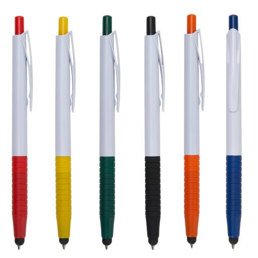 00402C Caneta Plástica Touch em São José do Rio Preto, SP por Public Gráfica e Brindes