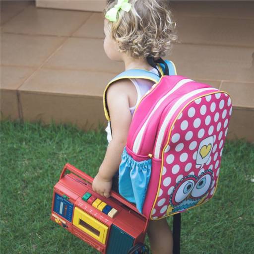 Mochila Maternidade / Infantil com porta chupeta 2 tamanhos