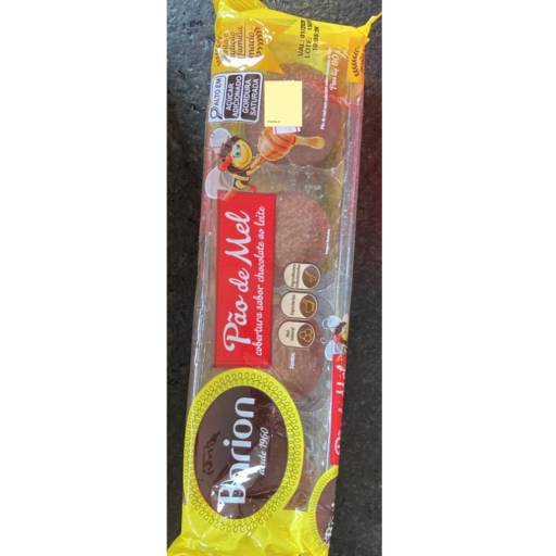 Pão de Mel Barion com cobertura sabor chocolate ao leite.  em Mineiros, GO por Primare Bebidas e Eventos - Loja 02