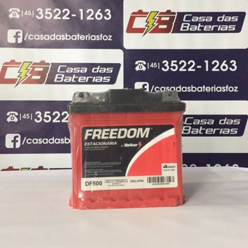 Comprar o produto de Bateria Estacionária Freedom DF500 em Baterias pela empresa Casa das Baterias em Foz do Iguaçu, PR por Solutudo