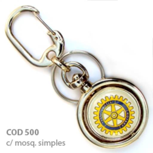 Chav. Medalha ou Pingente COD 500 - Giratório Redondo em São José do Rio Preto, SP por Public Gráfica e Brindes