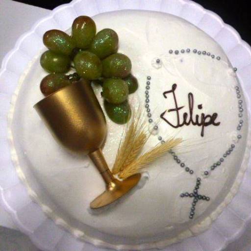 Bolo Comunhão/Crisma por Marta Doces e Salgados