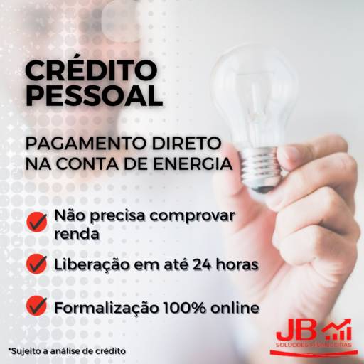 Comprar o produto de Crédito Pessoal Conta de Energia ou Carnê em Financeiras - Empréstimos pela empresa JB Soluções Financeiras em São Manuel, SP por Solutudo